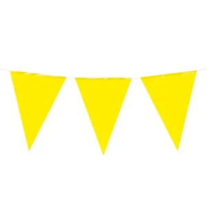 Vlaggenlijn - Geel - 10m