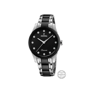 Festina Dameshorloge Ceramic F20499-3 + GRATIS Armband en Juwelenbox