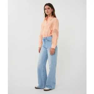 Esqualo Dames hemdsbloes: Belini kleur, met fantasie ( ESQ.333 )