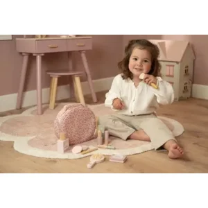 Make-up set - Beautycase - Hout in stoffen tas