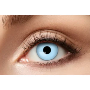 Lichtblauwe Kleurlenzen – Weeklenzen Zonder Sterkte – Voor Vampiers, Geesten & IJzige Blikken – Halloween Cosplay