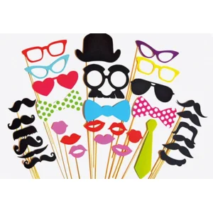 Photobooth Props  | Foto accessoires - feest 30 stuks