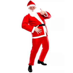 Kostuum - Kerstman - 5dlg. - Volwassene - One size