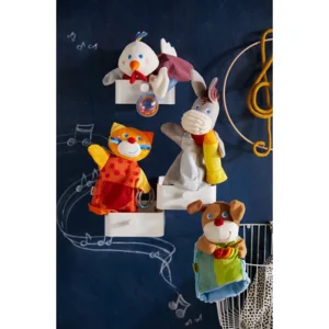 Handpop - Hond - Met klepperringen