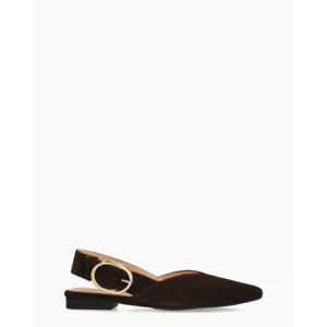 Gioia Aiby Donkerbruin Slingbacksandalen