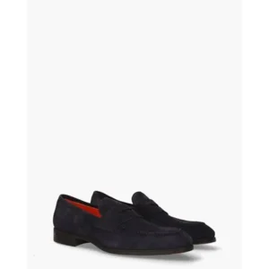 Santoni 14944 Donkerblauw Herenloafers