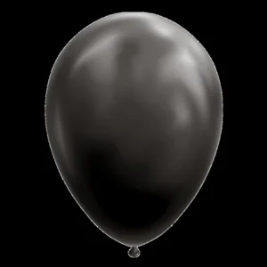 Ballonnen - Globos - Zwart - 30cm - 100st.