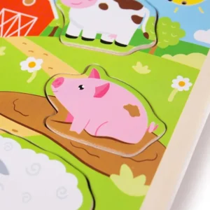 Puzzel - Muziekpuzzel - Boerderij - 6st.