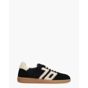 Back 70 Mohair Zwart/Wit Damessneakers