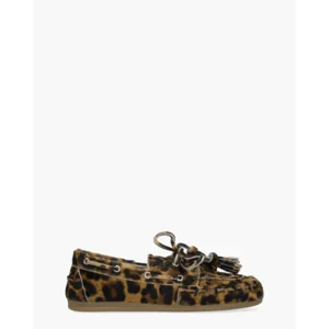 Posa Boat Loafer Fringe Bruin Dames Veterschoenen