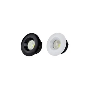 Mini inbouwspot design LED 5W wit of zwart dimbaar Wit