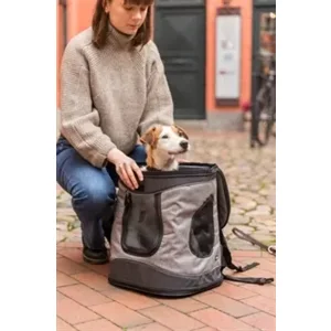 Trixie Hondentas Timon Zwart/Grijs 34X30X44 cm