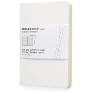 Moleskine notebook pocket volant wit gelijnd
