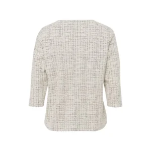 Frank Walder  Dames Pull: Ecru Zwart ( WAL.80 )