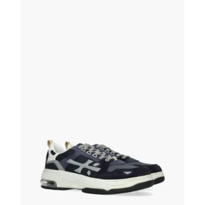 Premiata Drake 403 Blauw Herensneakers