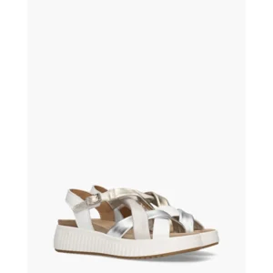 Cypres Zonia Wit/Metallic Damessandalen