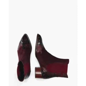 Pertini 30961 Bordeaux Rode Dames Chelseaboots