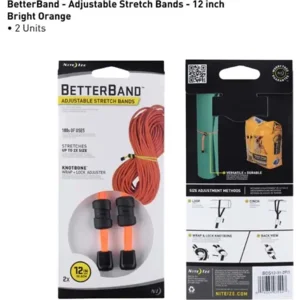 Nite Ize BetterBand 12" Fel Oranje Verstelbare elastische band BDS12-31-2R3