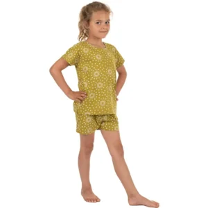 Pastunette Meisjes: Groen, Short / kort mouw ( PAS.171 )