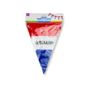 Vlaggenlijn - Geslaagd - Rood, wit, blauw