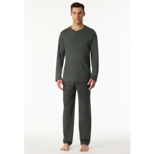 Schiesser – Fine Interlock – Pyjama – 182655 – Dark Green