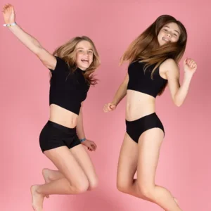 Moi et Marie Nikki menstruatie dagboxershort in zwart