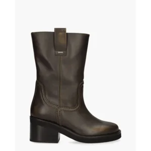 Nubikk Cassy Slouch Donkerbruin Damesboots