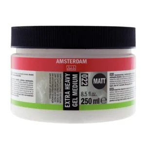 Extra heavy gel medium - Mat - Amsterdam - 250ml
