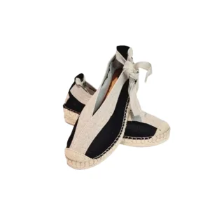 Shabbies Espadrilles PALMA Kimono Black