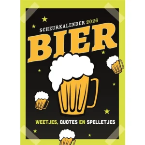 Scheurkalender - 2026 - Bier weetjes, quotes en spelletjes - 13x18cm