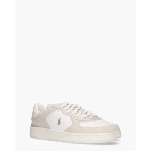 Polo Ralph Lauren Masters Court Wit/Grijs Herensneakers