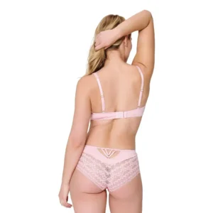 Lingadore Graphic Pink shorty in oudroze