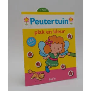 Peutertuin - Plak en kleur - Fee 3-4 jaar