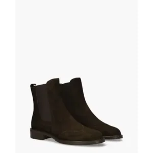 Lilian 12270 Donkerbruin Dames Chelseaboots