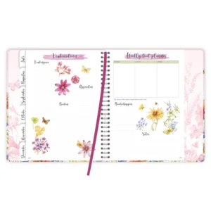 Week planner - Agenda - 2026 - Janneke Brinkman - Klaproos - 16,3x20,3cm