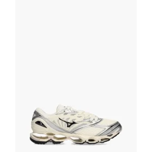 Mizuno Wave Prophecy LS Off-White/Zilver Herensneakers
