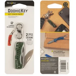 Nite Ize Doohickey Sleutelhanger met mes Groen KMTK-08-R7