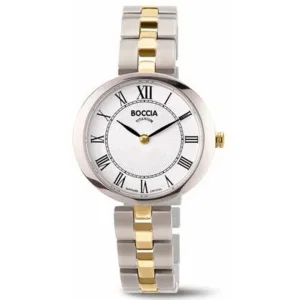 Boccia Dameshorloge 3346-02, anti-allergisch titanium, saffierglas