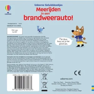 Boek - Meerijden in een brandweerauto - Met geluiden