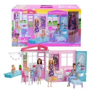 Barbie - Barbiehuis met Barbiepop