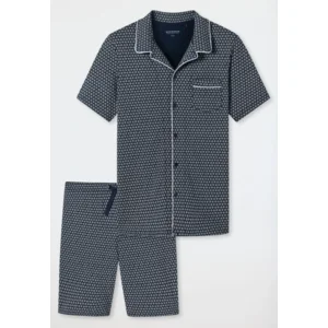 Schiesser – Fine Interlock - Pyjama – 178113 – Dark Blue