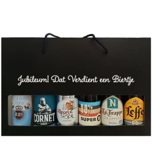Bierpakket Alcoholvrij : Jubileum! Dat Verdient een Biertje - Geschenkdoos