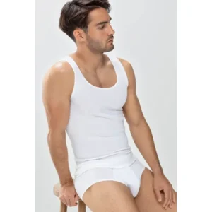 Mey Casual Cotton herenonderhemdje in wit