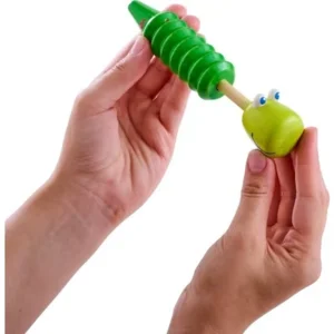 Muziekinstrument - Schuif fluit - Krokodil - Hout