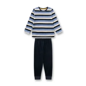 Sanetta Pyjama Jongens: Blauw gestreept ( SAN.160 )