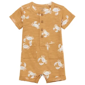 Noppies Babykleding Jongens Playsuit Mecca Apple Cinnamon