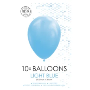 Ballonnen - Lichtblauw - 30cm - 10st.