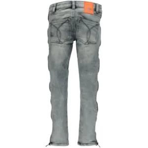 jogging jeans met lange rits Nyati grey
