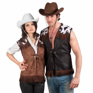 Cowboy - Vest - Koeienprint - L/XL