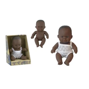 Babypop Afrikaans Meisje 21cm